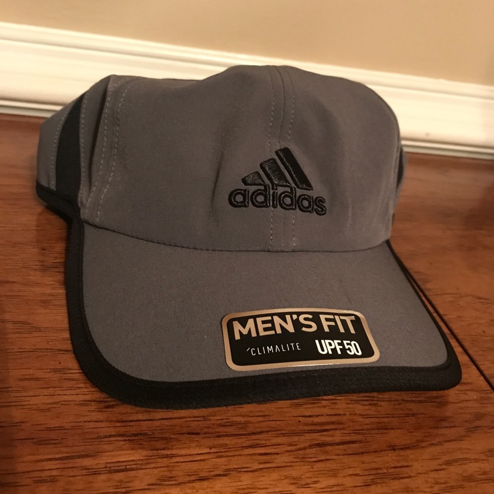 Men’s Adidas Climalite sports hat. UPF 50. NWT.